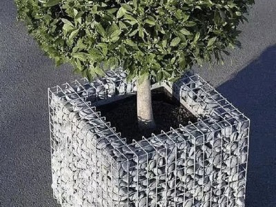 锌铝合金格宾网箱 园林景观网墙 pvc格宾网笼图5