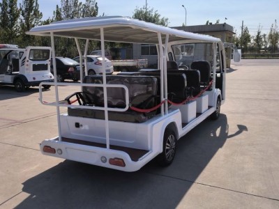 旅游景区敞篷式四轮游览车 电动观光车图3