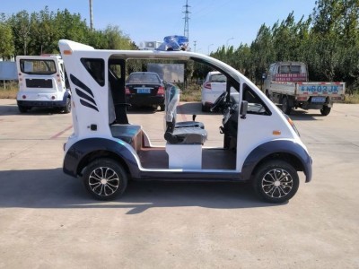电动五座敞篷巡逻车 景区小区工业四轮巡查车图5
