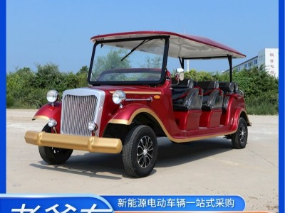 复古老爷车 影视道具车 公园旅游观光 敞篷式电动接待车图2