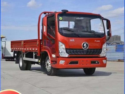 陕汽轻卡K5000-K7.5高栏箱货栏板冷藏国六蓝牌货车图5