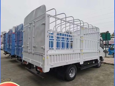 运城陕汽轻卡新能源E6箱货栏板高栏81度电图5