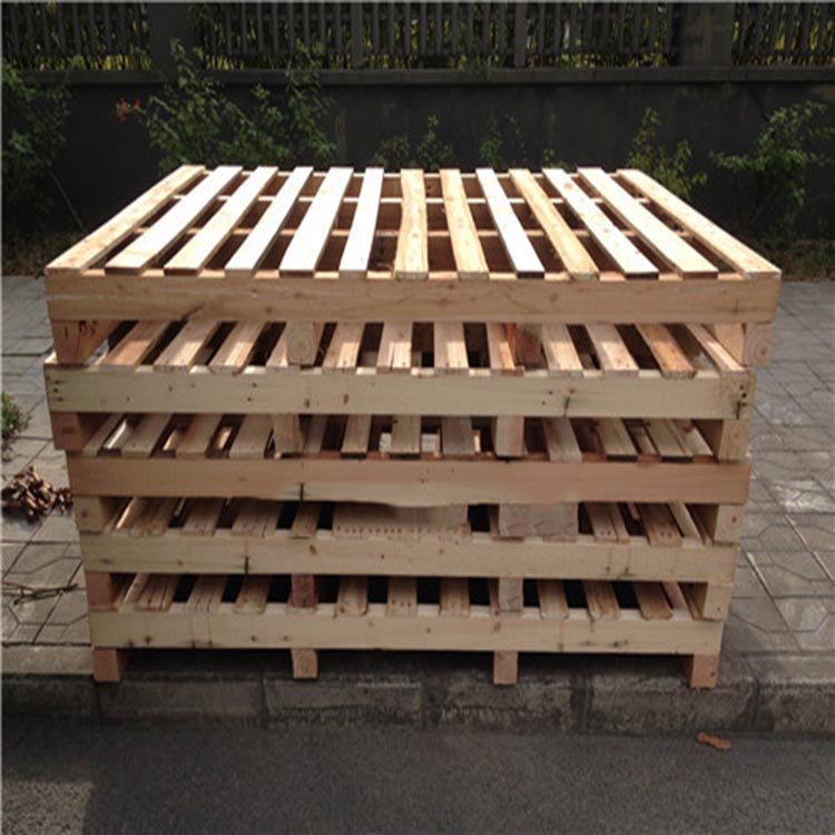 木栈板 四面进叉 叉车栈板加工定制 仓储周转方条 免熏蒸图3