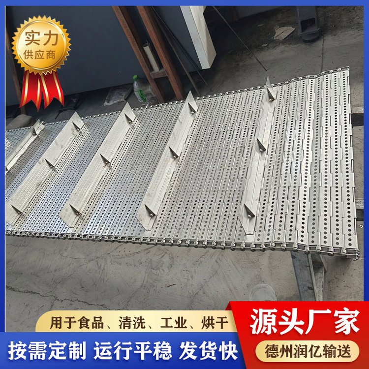 润亿 工业传动挡板式提升板链 茶叶