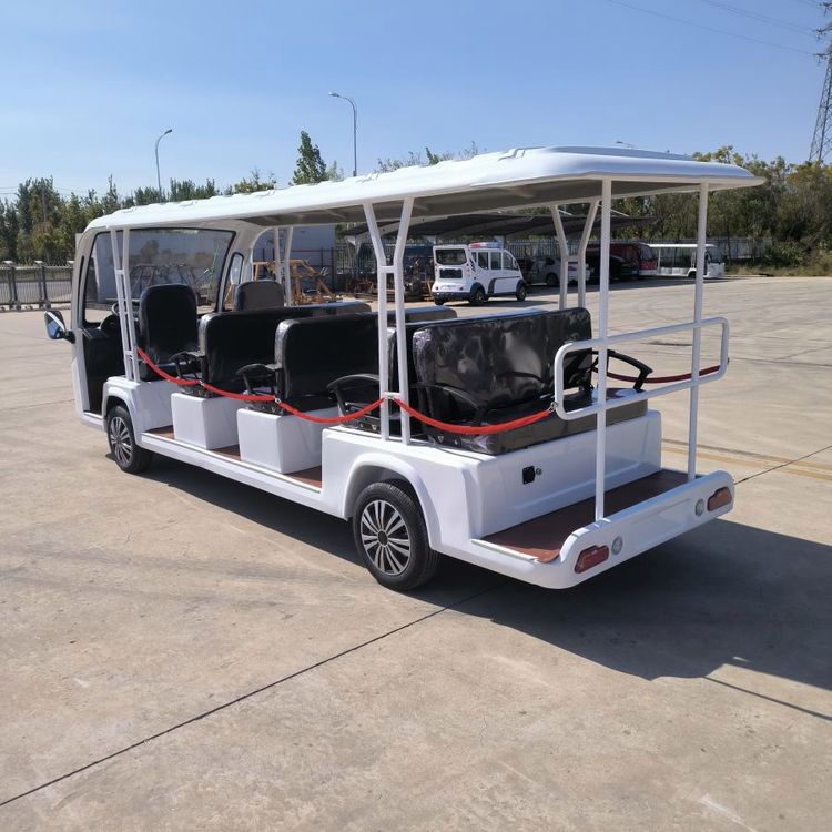 斯迈尔 旅游景区敞篷式四轮游览车 电动观光车 社区街道巡逻车图5