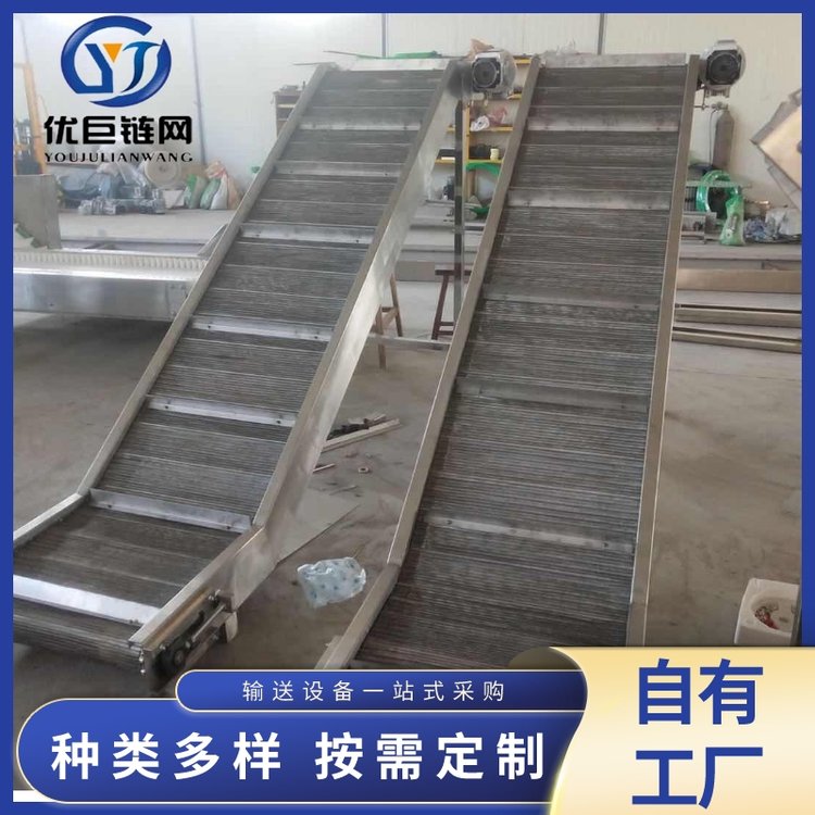 优巨 链板输送机 输送设备厂家 食品包装输送流水线定制 抗冲击图5