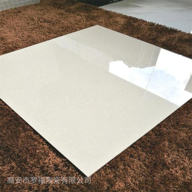 柏益嘉 聚晶抛光砖800*800 玻化砖 客厅防滑地面砖图5