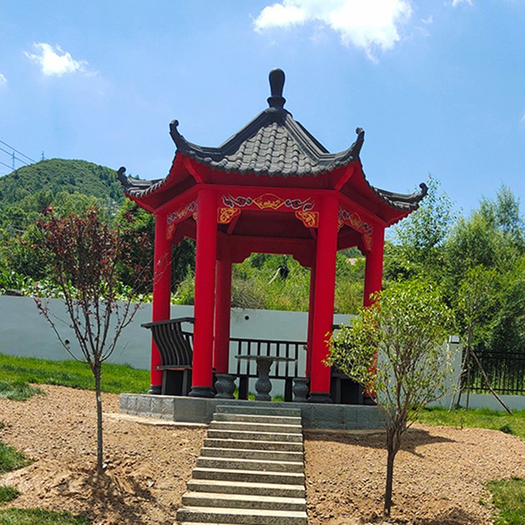 汇鑫水泥凉亭适用于户外别墅庭院景区仿古建筑图6