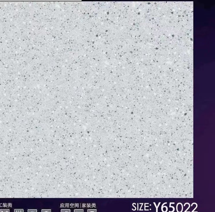 华腾 600*600全瓷通体不吸水防滑仿古砖 水磨石工程瓷砖图5