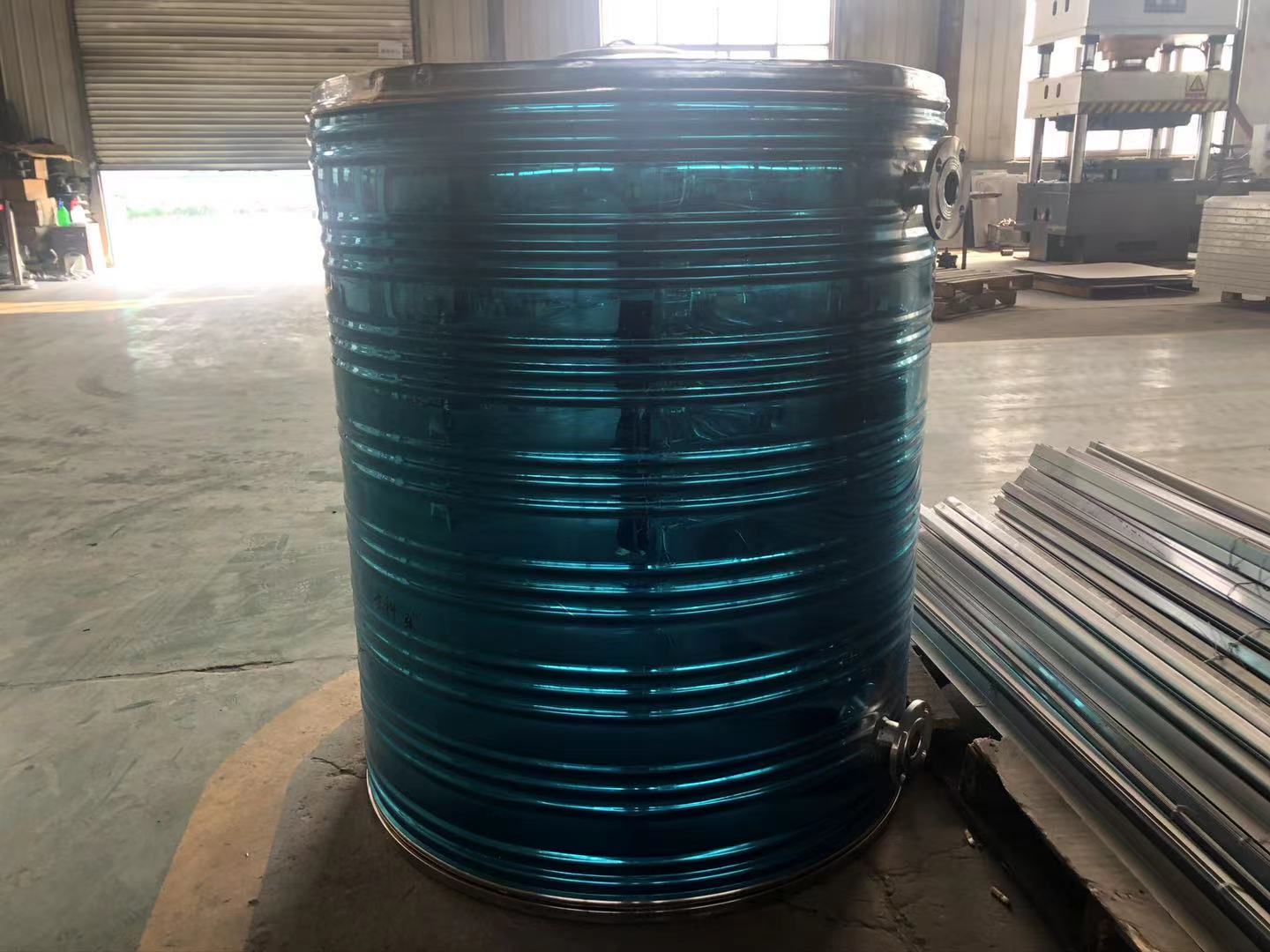 直供圆形卧式不锈钢水塔 SUS304水箱 立式保温储水罐图7
