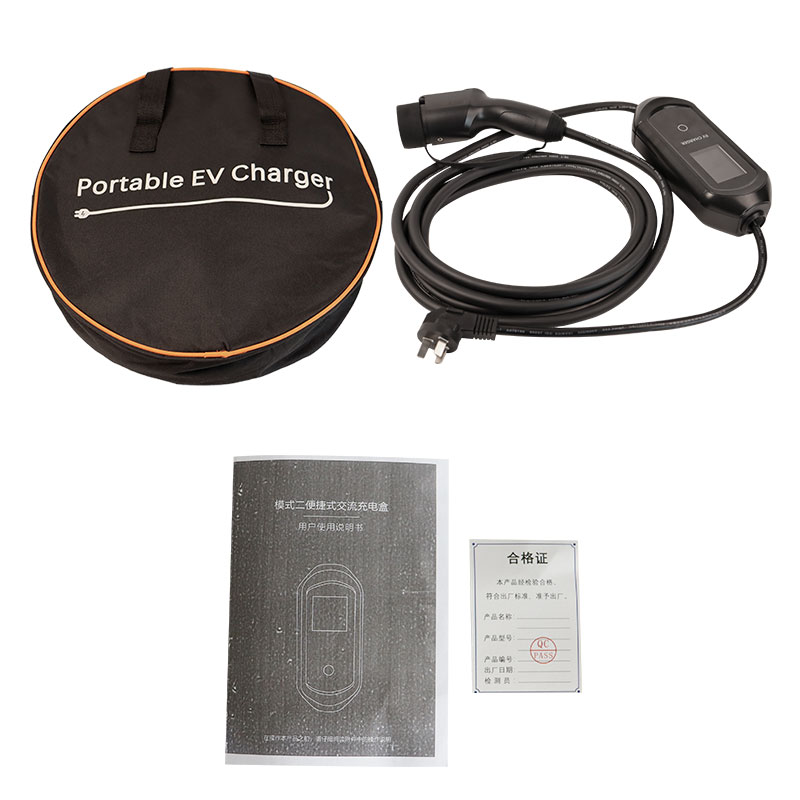东铎便携式交流充电桩220V32A家用随车充即插即充安全快捷模式二图7