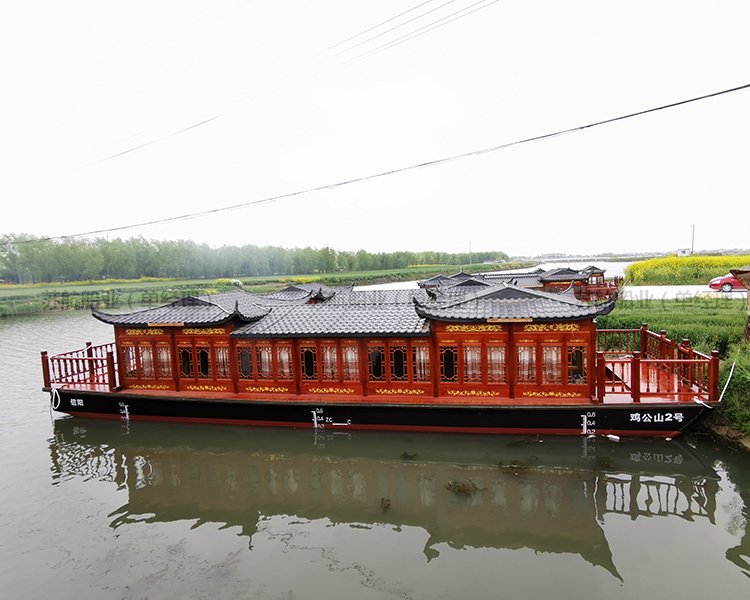 苏航木船制造 景区观光船游船 大型仿古画舫船供应图9